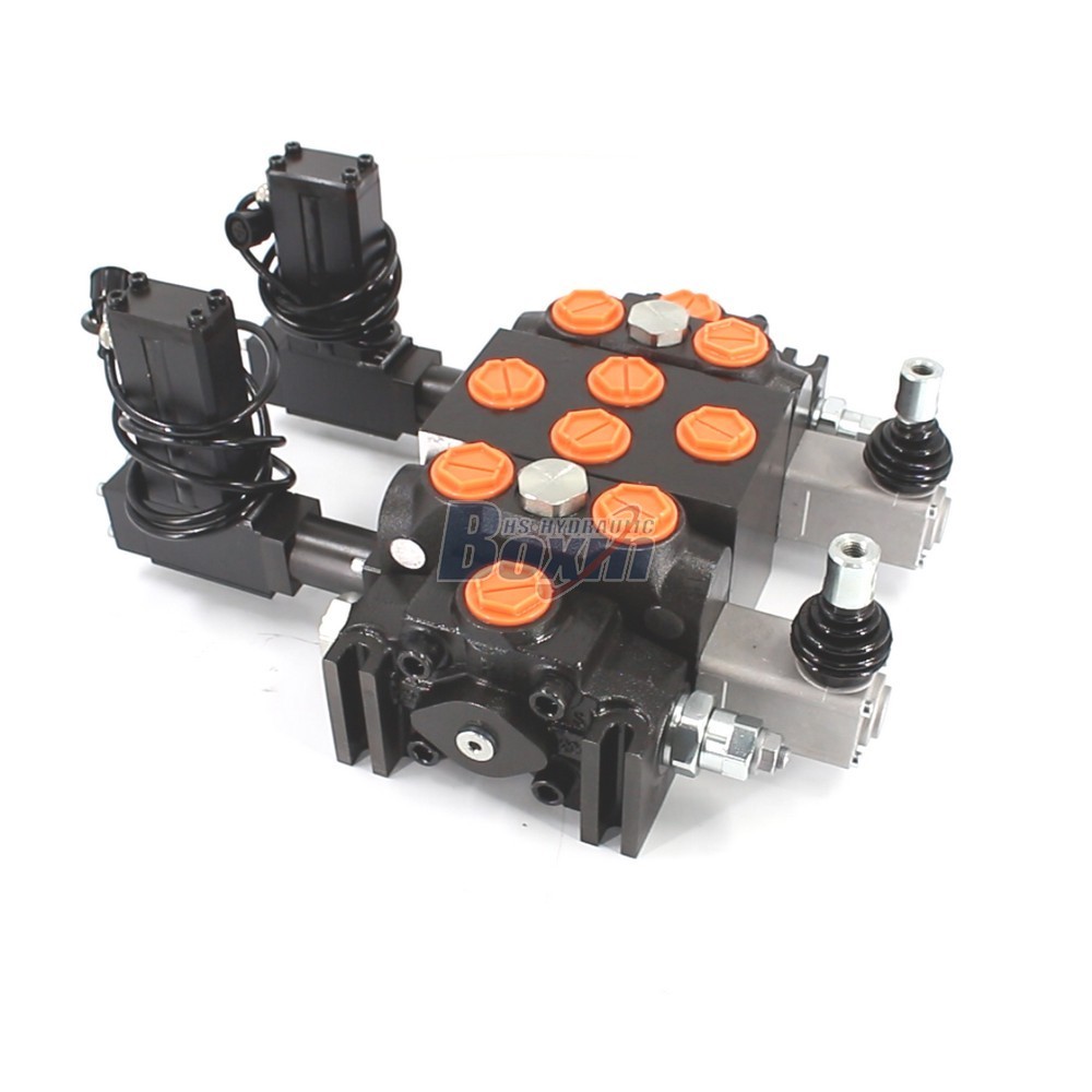 Automated DCV200 2 Spool Sectional Directional Valve with Electric Motor cover photo